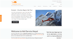 Desktop Screenshot of heliservicenepal.com