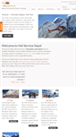 Mobile Screenshot of heliservicenepal.com